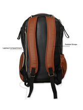 Load image into Gallery viewer, Tan Appeal Limited Edition Diaper Bag- Info Back