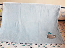 Load image into Gallery viewer, Baby Blanket- Baby Whale