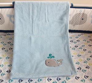 Baby Whale- Baby Blanket