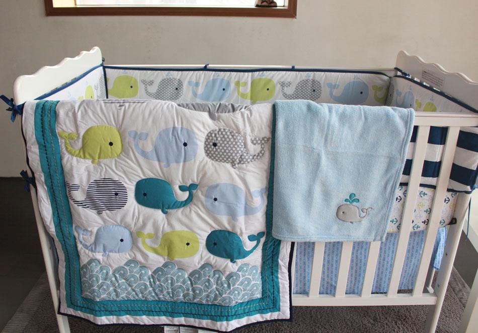 Baby Whale- Baby Bedding Set