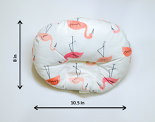Load image into Gallery viewer, Nursing Pillow- Flamingo Bliss
