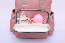 Load image into Gallery viewer, Pretty in Pink Diaper Bag - Front View
