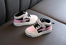 Load image into Gallery viewer, Pink and Black Canvas Sports Shoes