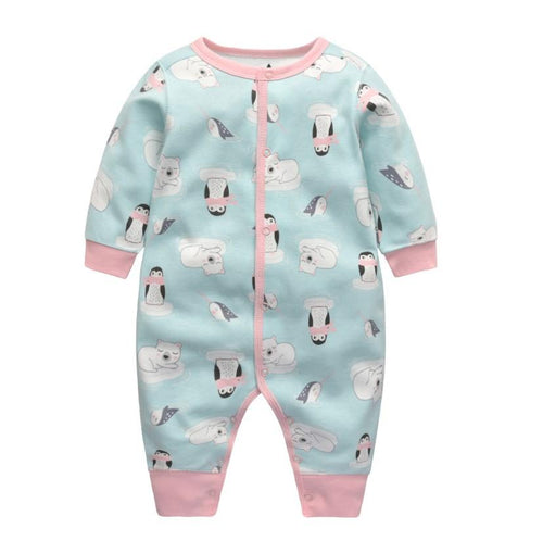 Baby Romper- My Little Penguin