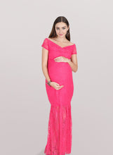 Load image into Gallery viewer, Hot Pink Maternity Dress