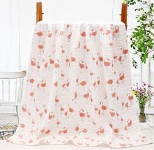 Load image into Gallery viewer, Baby Blanket - Flamingo Bliss