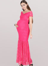 Load image into Gallery viewer, Hot Pink Maternity Dress
