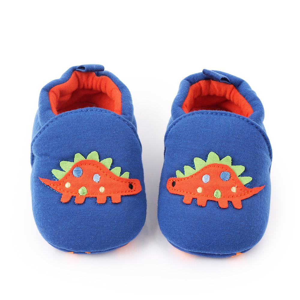 Naughty Dino Canvas Baby Shoes
