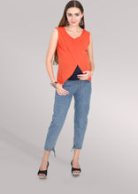 Load image into Gallery viewer, Casual Blue Denims with Belly Support