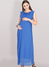 Load image into Gallery viewer, Royal Blue Maternity Dress