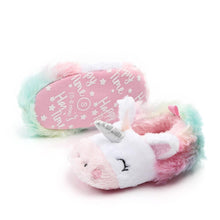 Load image into Gallery viewer, Fluffy Unicorn Baby Shoes