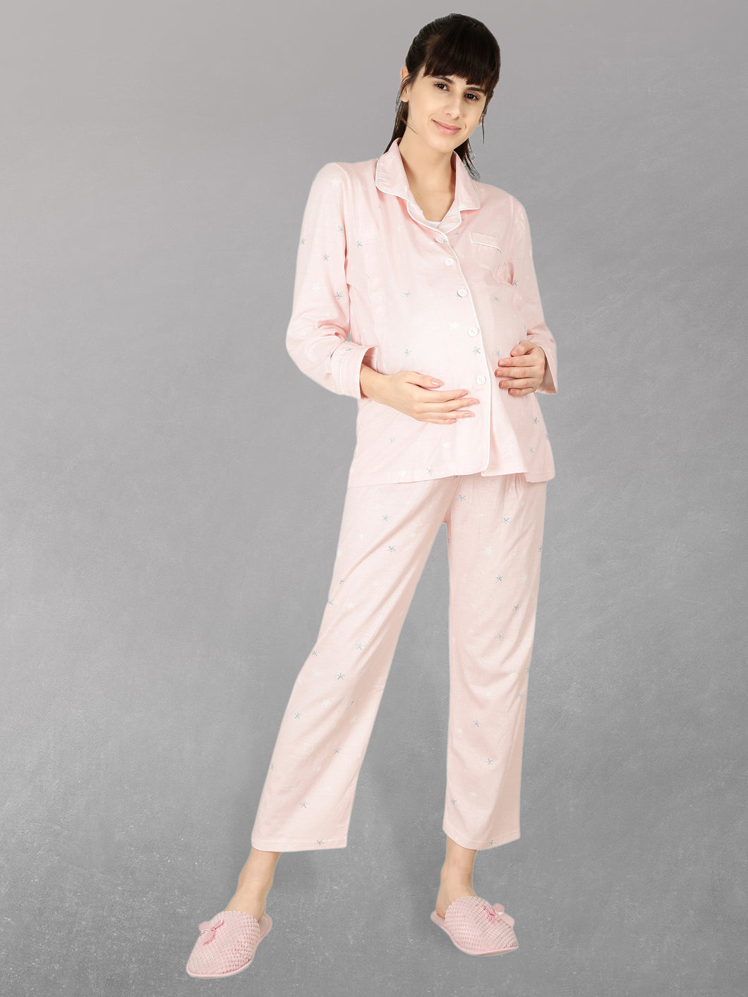 Sweet Dreams Pink Maternity Nightwear