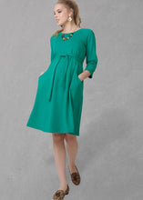 Load image into Gallery viewer, Stella Green Maternity and Nursing Formal Dress