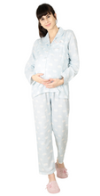 Load image into Gallery viewer, Princess Blue Maternity Nightwear