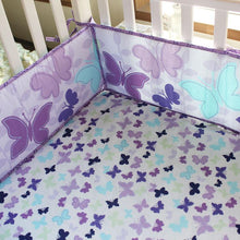 Load image into Gallery viewer, Happy Butterflies- Baby Crib Sheet- View