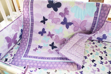 Load image into Gallery viewer, Happy Butterflies- Baby Comforter- Folded View