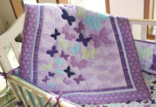 Load image into Gallery viewer, Happy Butterflies- Baby Comforter- Full View