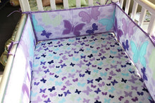 Load image into Gallery viewer, Happy Butterflies- Baby Crib Sheet- Full View