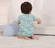 Load image into Gallery viewer, Baby Romper Shorts- Little Lion Cub- Back View