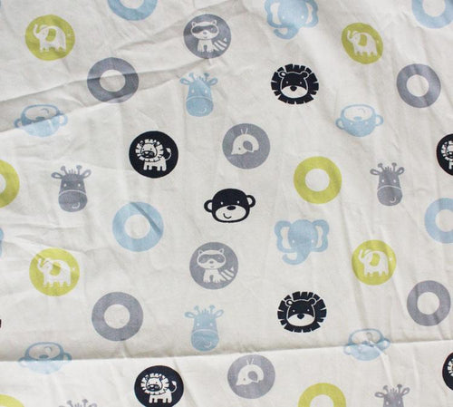 My Baby Jungle - Baby Crib Sheet