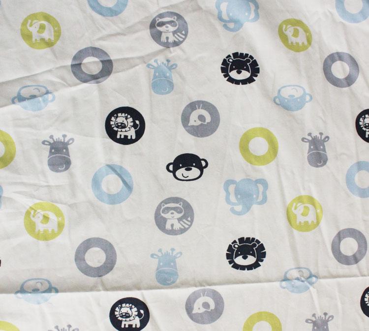 My Baby Jungle - Baby Crib Sheet