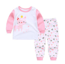 Load image into Gallery viewer, Cute Kitten Baby and Toddler Pyjama Set