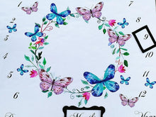Load image into Gallery viewer, Happy Butterflies- Baby Milestone Blanket