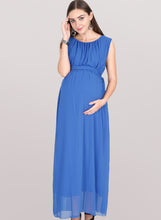 Load image into Gallery viewer, Royal Blue Maternity Dress
