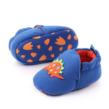 Load image into Gallery viewer, Naughty Dino Canvas Baby Shoes