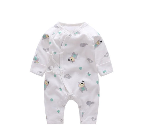 Jungle bear baby romper (Jabla style)