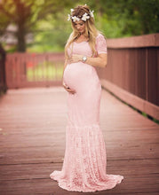 Load image into Gallery viewer, Raspberry Glow Maternity Dress