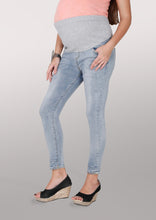 Load image into Gallery viewer, Smart Blue Denims with Belly Support