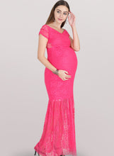 Load image into Gallery viewer, Hot Pink Maternity Dress