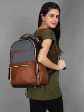 Load image into Gallery viewer, Tan Appeal Limited Edition Diaper Bag- Side Left Model