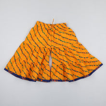 Load image into Gallery viewer, Blue And Yellow Sharara Top Set