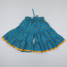 Load image into Gallery viewer, Yellow And Teal Sharara Top Set