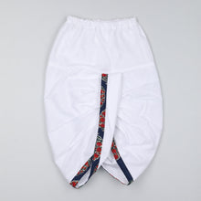 Load image into Gallery viewer, Blue And Red Dhoti Kurta Set