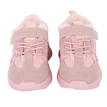 Load image into Gallery viewer, Pink Fur Lace Up Velcro Shoes