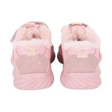 Load image into Gallery viewer, Pink Fur Lace Up Velcro Shoes