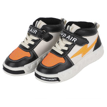 Load image into Gallery viewer, Orange and Black Canvas Sports Shoes