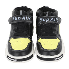 Load image into Gallery viewer, Yellow and Black Canvas Sports Shoes