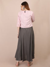 Load image into Gallery viewer, Blossom Pink Maternity and Nursing Kurti - Back