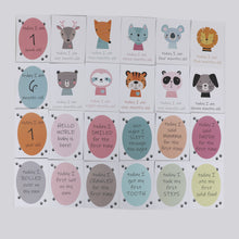 Load image into Gallery viewer, Cute Jungle Theme Milestone Cards