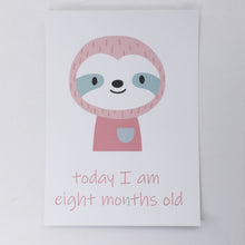 Load image into Gallery viewer, Cute Jungle Theme Milestone Cards