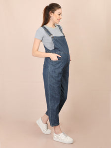 Blue Maternity Denims Dungaree
