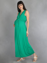Load image into Gallery viewer, Mesmerising Green Maternity Dress