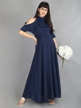 Load image into Gallery viewer, Midnight Blue Maternity Dress