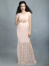 Load image into Gallery viewer, Raspberry Glow Maternity Dress