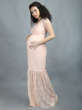 Load image into Gallery viewer, Raspberry Glow Maternity Dress