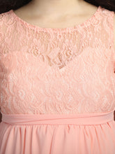 Load image into Gallery viewer, Blossoms Peach Maternity Dress - Zoom View